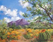 Learn to paint desert scene