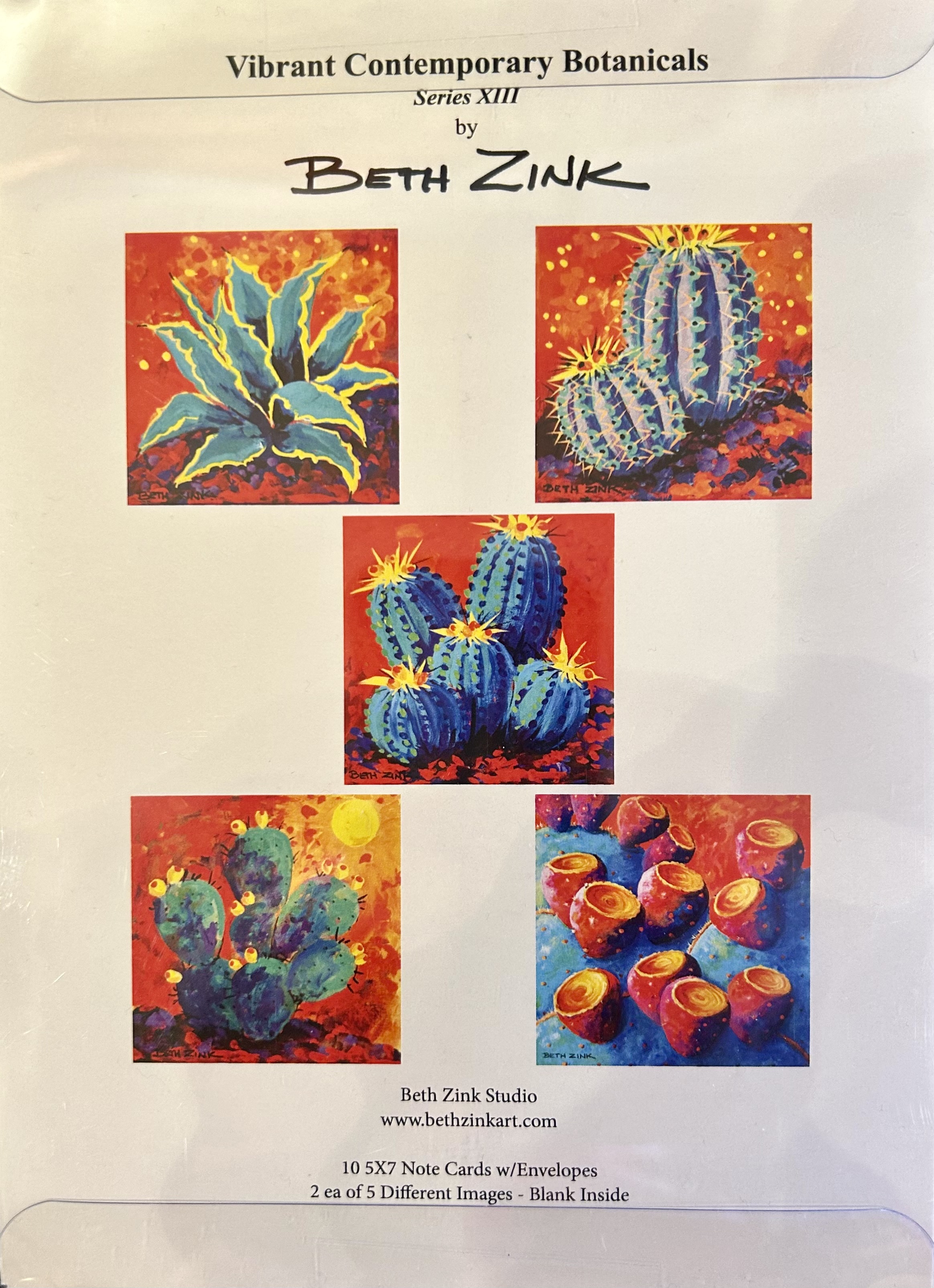 Large Notecards Series XIII - Beth Zink Art